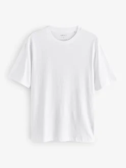 T-Shirts En Hemden*Next Wit - Normale Pasvorm - Essential katoenen T-shirts verpakking van 6