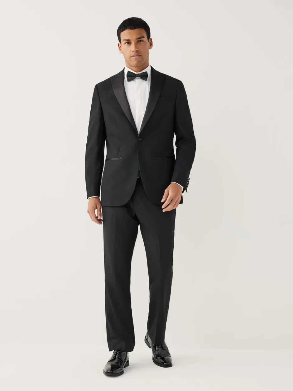 Formele Overhemden|Shirts|Next Wit - Normale Pasvorm - Occasion Pleated Bib Double Cuff Dress Shirt