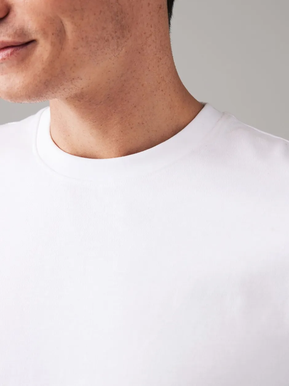 Loungewear|T-Shirts En Hemden*Next Wit - Normale Pasvorm - Zwaar T-shirt