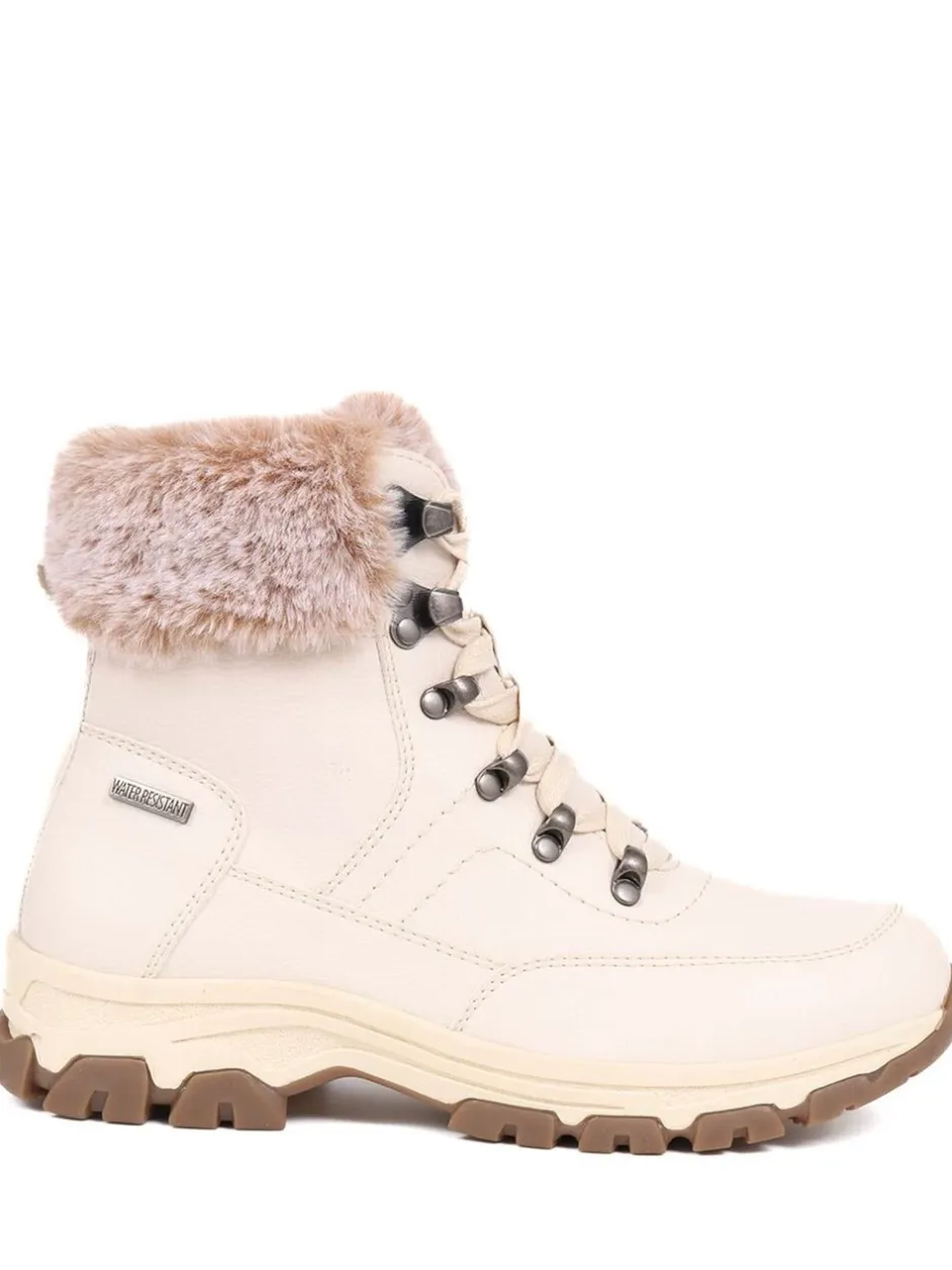 Ruimvallend En Extraruimvallend|Boots|Pavers - Wide Fit Water-Resistant Weather Boots Wit
