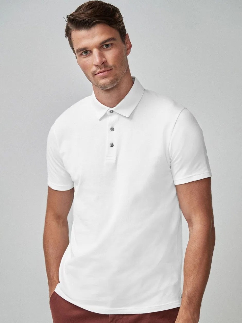 Poloshirts|Next - Polo met korte mouwen Wit