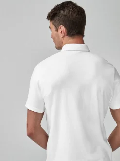 Poloshirts|Next - Polo met korte mouwen Wit