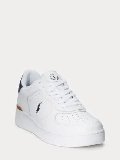 Sneakers|Polo Ralph Lauren - - Masters Court - Leren sneakers Wit