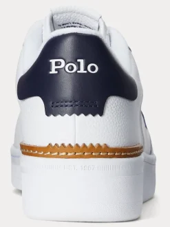 Sneakers|Polo Ralph Lauren - - Masters Court - Leren sneakers Wit