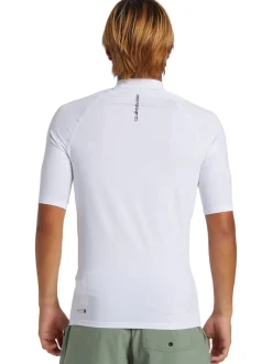 Badkleding*Quiksilver - UPF50 uv-werend hemdje met korte mouwen Wit