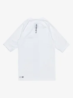 Badkleding|Quiksilver - Youth UPF50 uv-werend hemdje met korte mouwen Wit