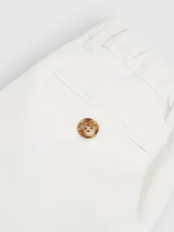 Shorts|Reiss - Wicket Korte chino met stretch Wit