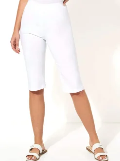 Shorts|Roman Wit - - Knielange stretchshort