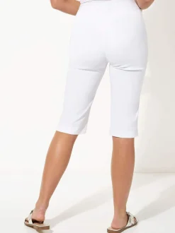 Shorts|Roman Wit - - Knielange stretchshort