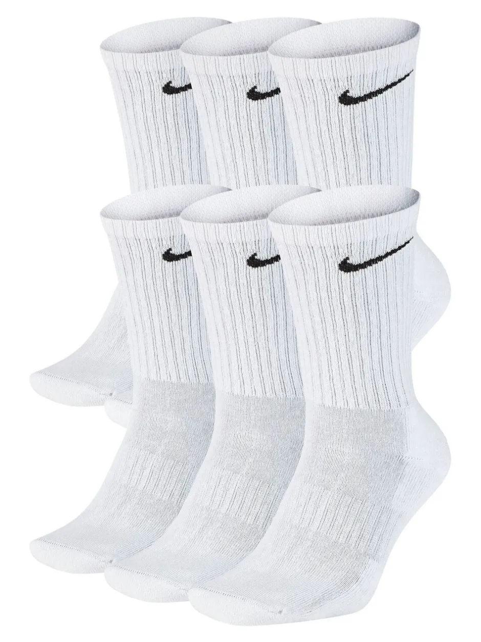 Sokken|Sokken*Nike - Ronde hals - - 6 Paar verzachte sokken voor alle dagen Wit