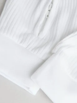 Babypakjes En Babypyjama's|Next Wit - Set van 3 babypyjama's zonder voetjes met tweewegrits van 100% katoen (0mnd -2jr)