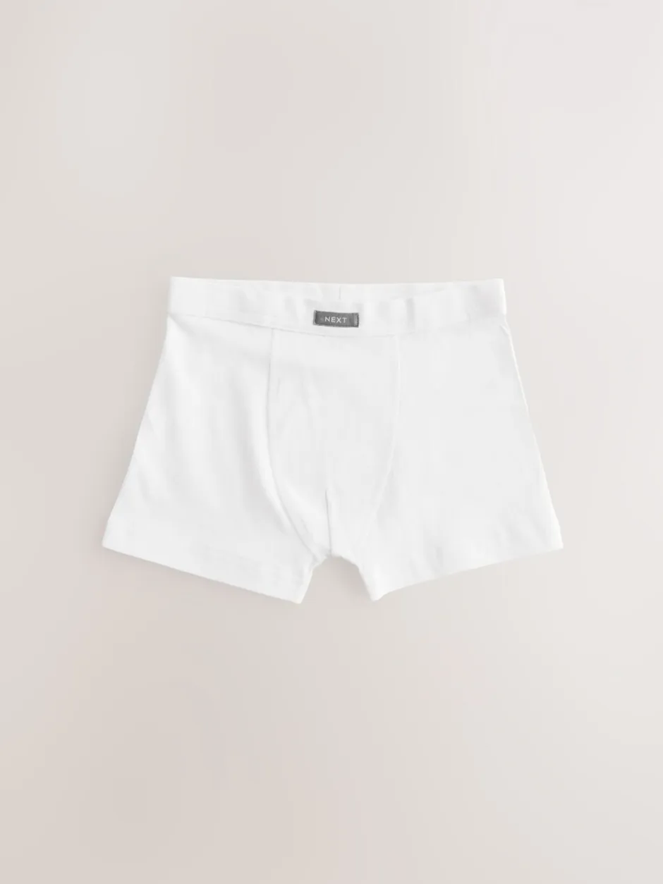Ondergoed|Next - Set van 5 boxershorts met zachte tailleband (1,5-16 jr) Wit