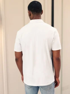 Poloshirts|Next Wit - Set van 3 jersey poloshirts met korte mouwen