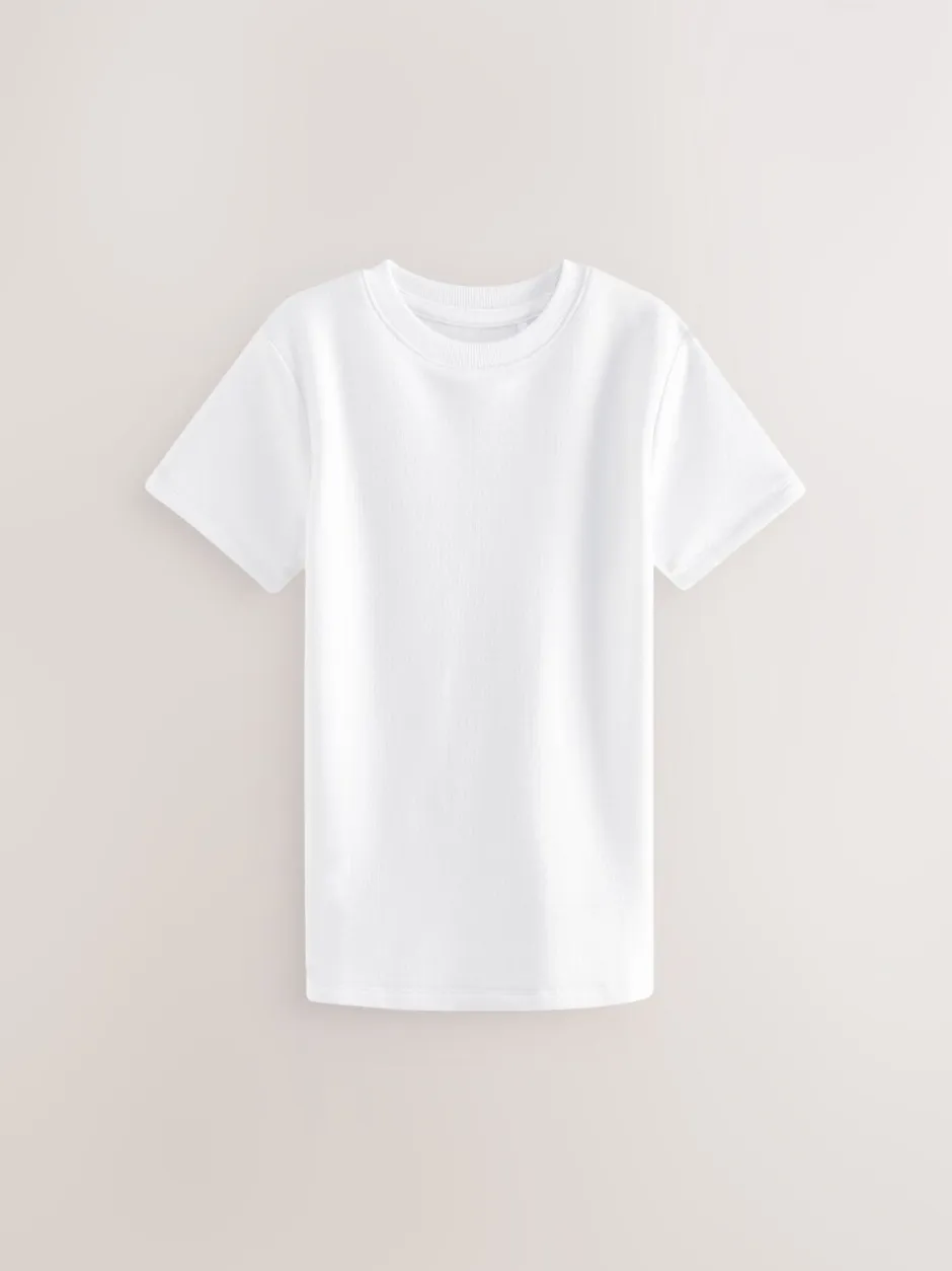 Ondergoed|Schoolkleding*Next - Set van 2 thermische T-shirts met korte mouwen (2-16jr) Wit