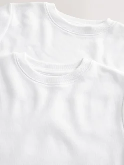Ondergoed|Schoolkleding*Next - Set van 2 thermische T-shirts met korte mouwen (2-16jr) Wit