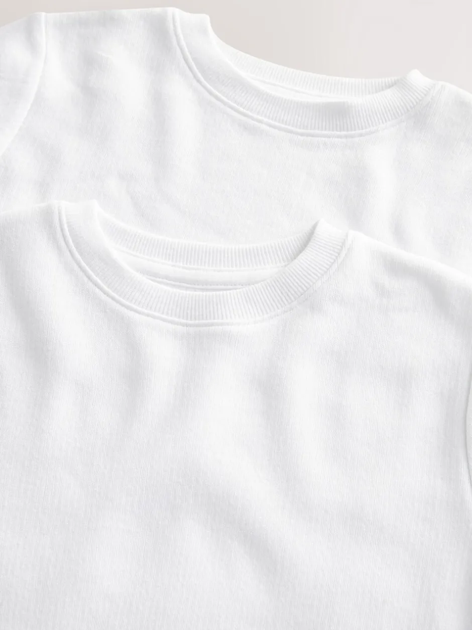 Ondergoed|Schoolkleding*Next - Set van 2 thermische T-shirts met korte mouwen (2-16jr) Wit
