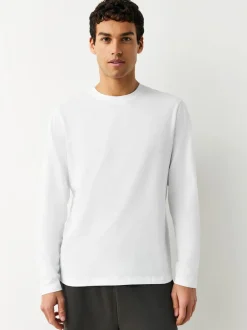 Ondergoed|Ondergoed*Next - Set van 5 T-shirts met lange mouwen en laagjes Wit