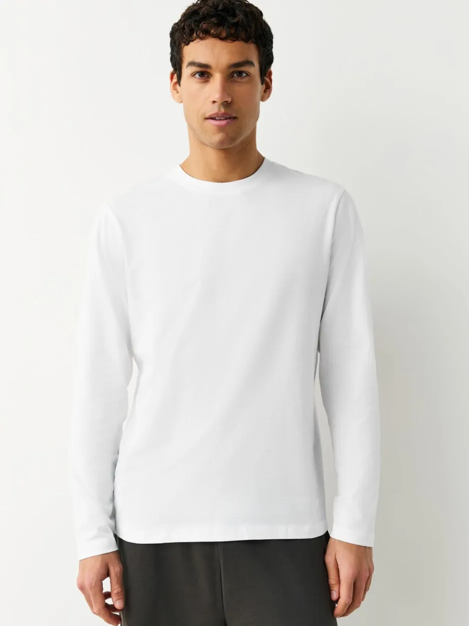 Ondergoed|Ondergoed*Next - Set van 5 T-shirts met lange mouwen en laagjes Wit