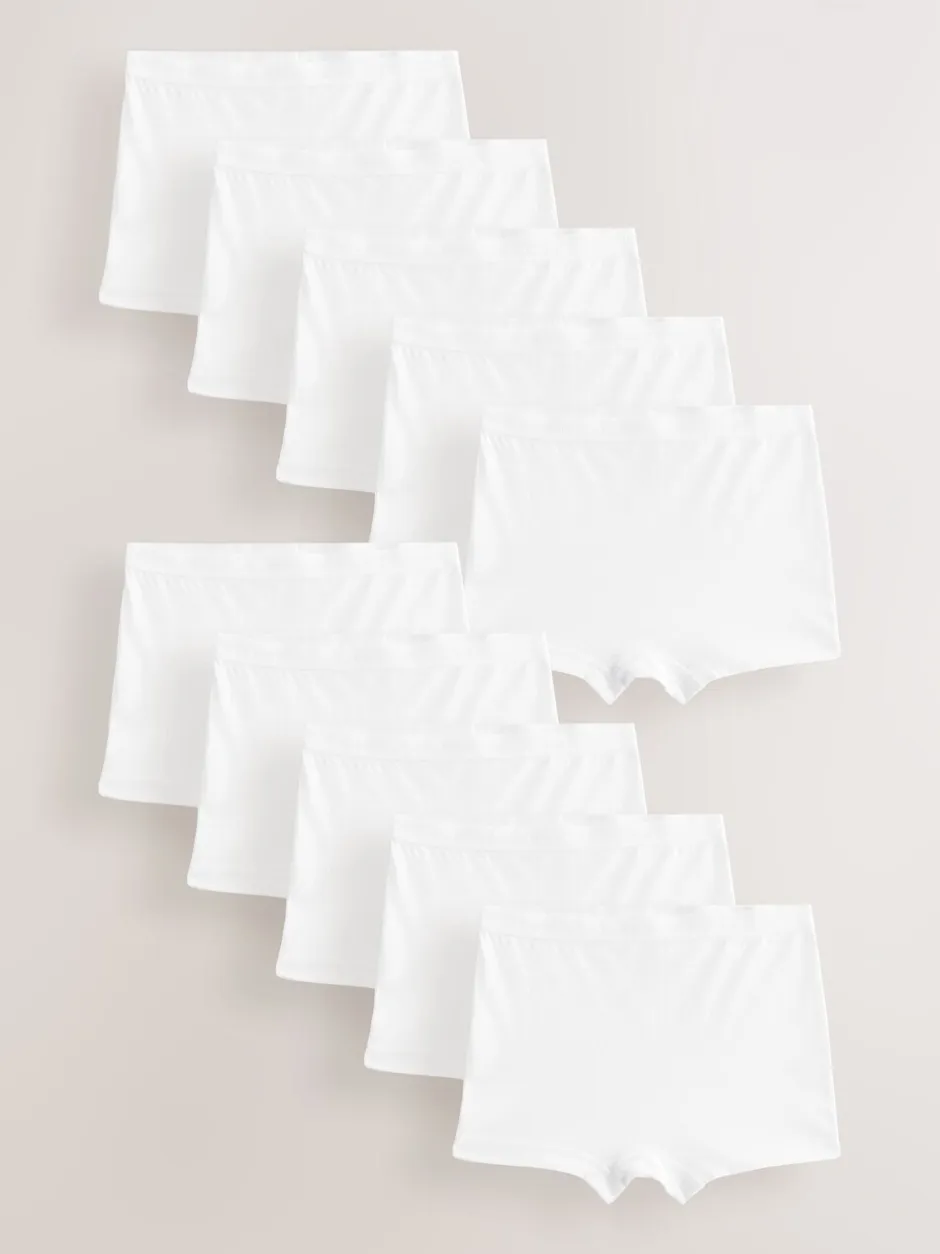 Alle Ondergoed|Next - Short Briefs 10 Pack (2-16yrs) Wit