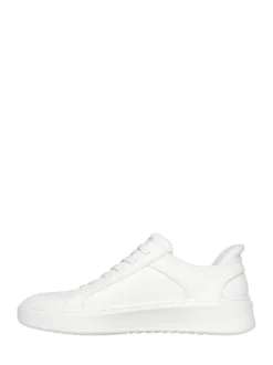 Sneakers*Skechers - Court Break instapsneakers met dubbele ventilatie Wit