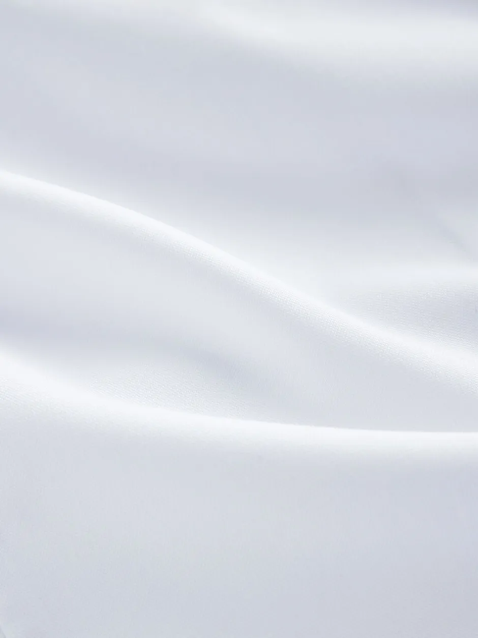 Formele Overhemden|Next - Slim Fit - Gemakkelijk te strijken Oxford overhemd met korte mouwen en knopen Wit