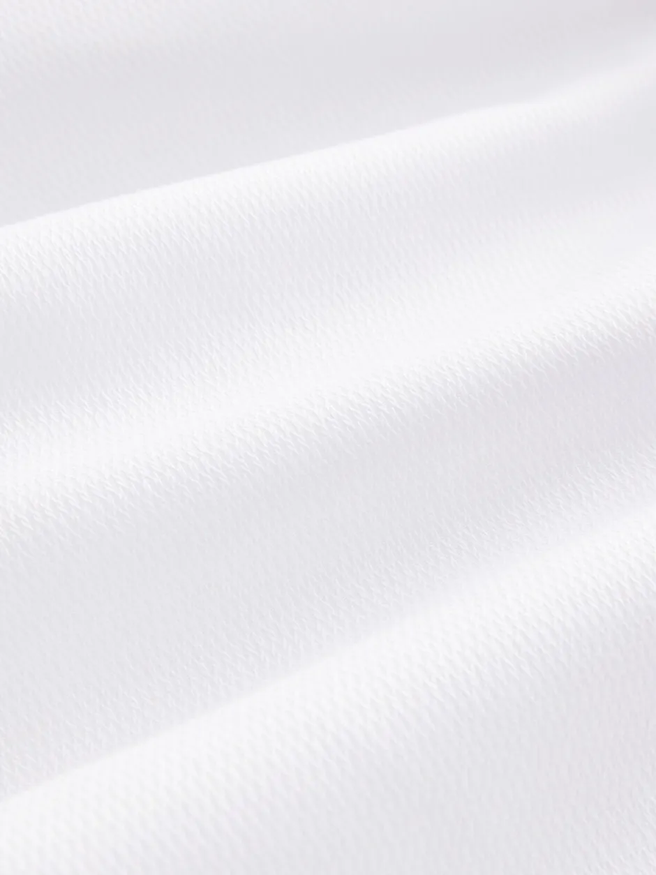 Formele Overhemden|Next Wit - Slim Fit - Onderhoudsvriendelijk, getextureerd, slim fit overhemd met enkele manchet