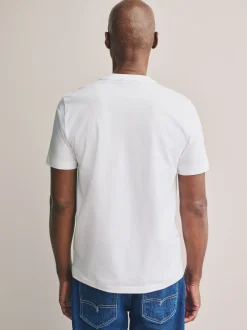T-Shirts En Hemden|Next - Slim Fit - Signature SUPIMA® katoenen T-shirt met ronde hals Wit