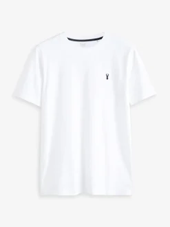 T-Shirts En Hemden|Next - Slim Fit - T-shirt met hert Wit