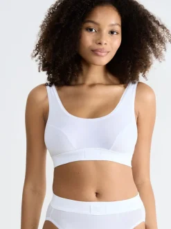 Beha's|Sportkleding*Sloggi - Double Comfort top Wit