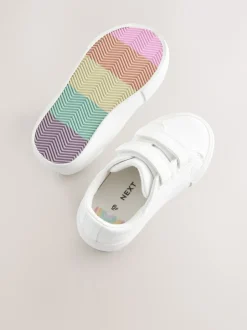 Sneakers|Sneakers*Next - Sneakers met dikke zool en klittenbandsluiting Wit