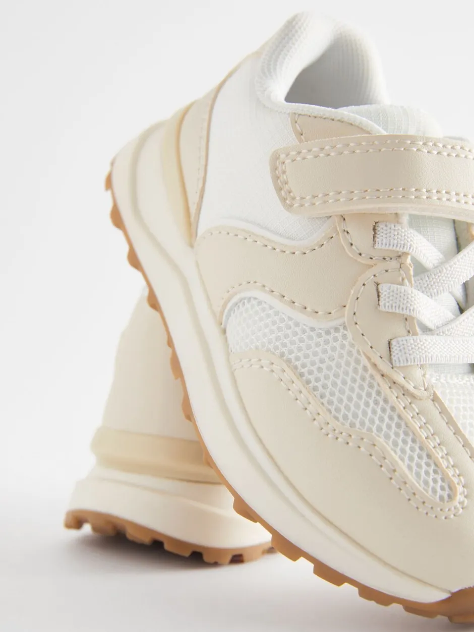 Sneakers|Sneakers|Next - Sneakers met elastische veters en klittenbandsluiting Wit