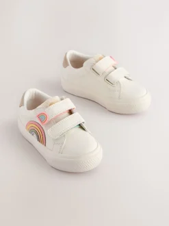 Sneakers|Next - Sneakers met klittenbandsluiting Wit
