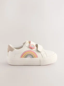 Sneakers|Next - Sneakers met klittenbandsluiting Wit