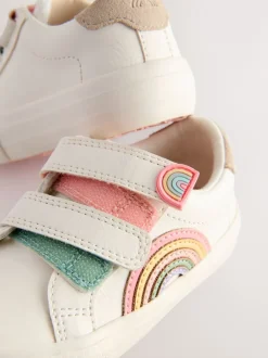 Sneakers|Next - Sneakers met klittenbandsluiting Wit