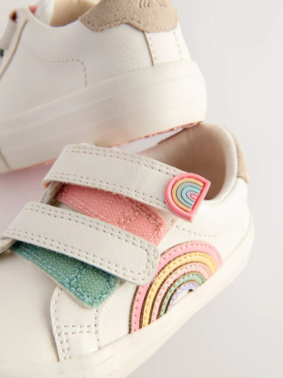 Sneakers|Next - Sneakers met klittenbandsluiting Wit