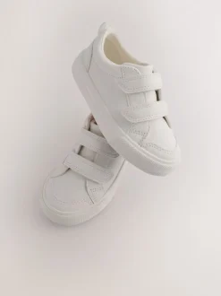 Sneakers*Next - Sneakers met twee klittenbandjes Wit