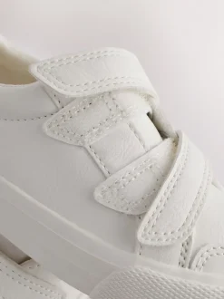 Sneakers*Next - Sneakers met twee klittenbandjes Wit