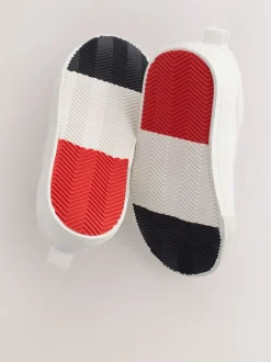 Sneakers|Next - Sneakers met twee klittenbandjes Wit