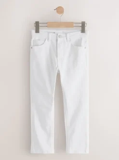 Jeans|Next Wit - Stretchjeans (3-17jr)