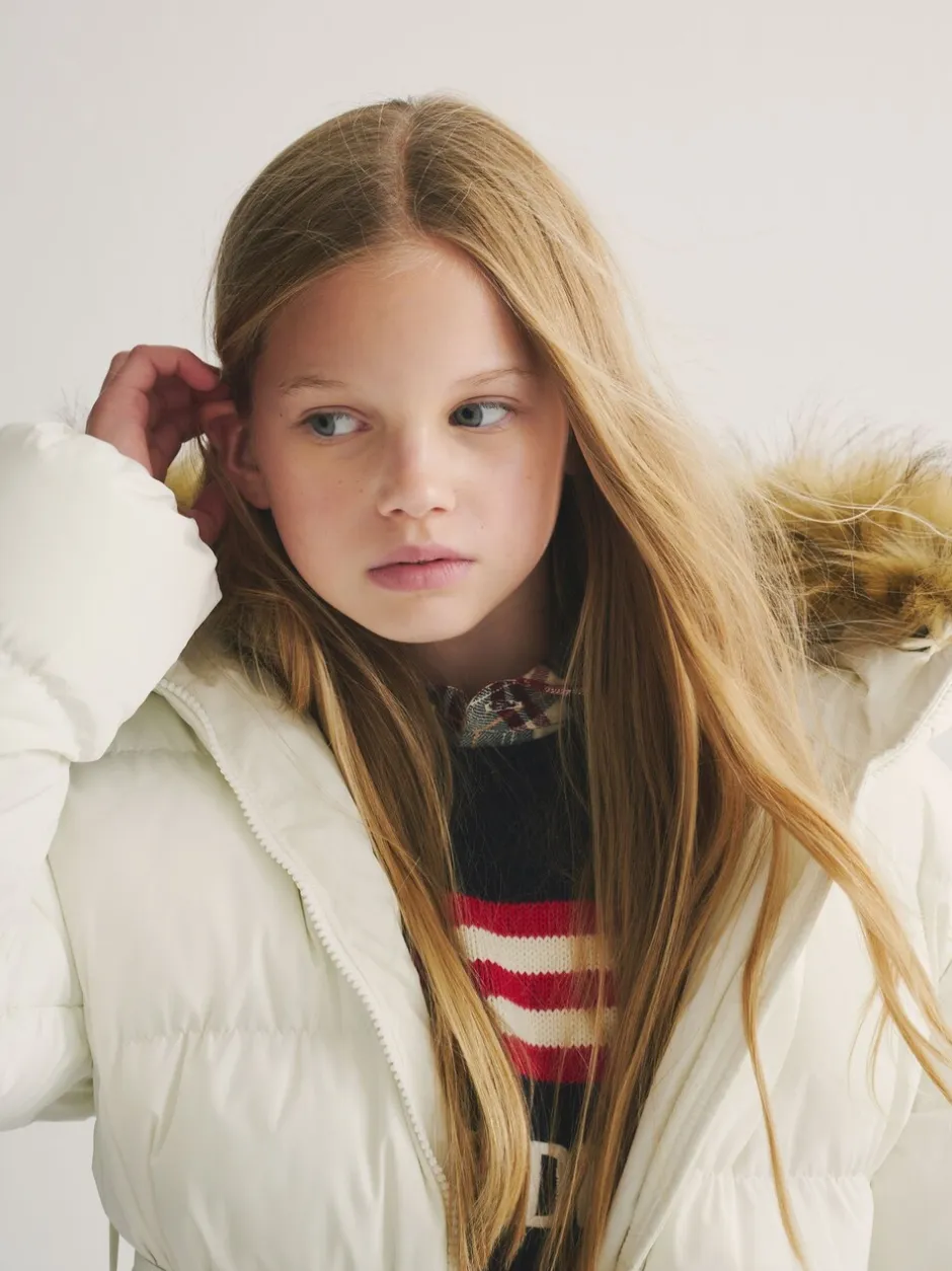 Jassen, Jacks En Kinderwagenpakjes|Jassen En Jacks*Superdry - Belted Puffer Coat Wit