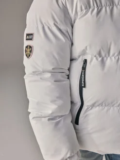 Jassen En Jacks|Superdry - Sports pufferjas Wit