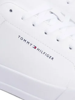 Sneakers*Tommy Hilfiger - Court Essential Leather Trainers Wit