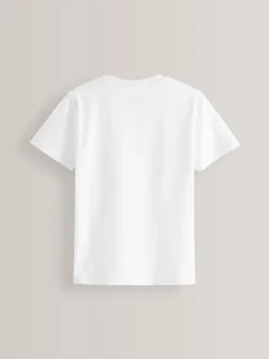 T-Shirts|Tops|Next Wit - T-shirt met korte mouwen (3-16jr)