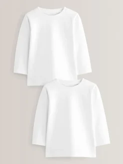 T-Shirts|Tops|Next - T-shirts met lange mouwen (3mnd-7jr) Wit