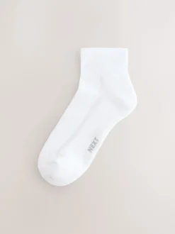 Sokken|Sokken*Next - Verpakking van 10 - Halfhoge sneakersokken met demping Wit