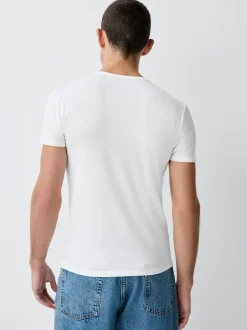 Ondergoed|Ondergoed|Next - Verpakking van 5 - Modal Layering T-Shirt Wit