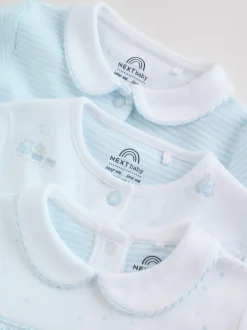 Multipacks|Babypakjes En Babypyjama's*Next - Verpakking van 3 babypyjama's (0-2jr) Wit