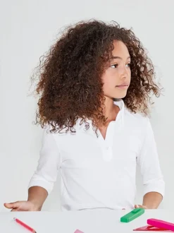Schoolkleding|Next - Verpakking van 2 katoenen jersey schoolblouses met stretch en 3/4-mouwen (3-16 jr) Wit