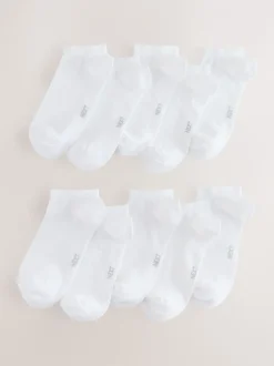 Sokken|Next - Verpakking van 10 paar sneakersokken Wit