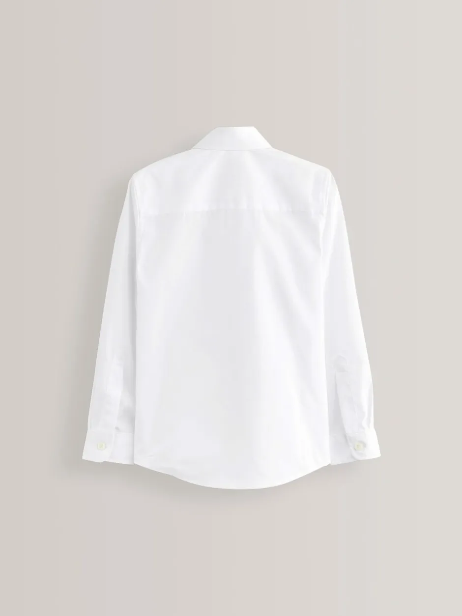 Schoolkleding|Shirts*Next Wit - Verpakking van 2 schooloverhemden met lange mouwen (3-17jr)